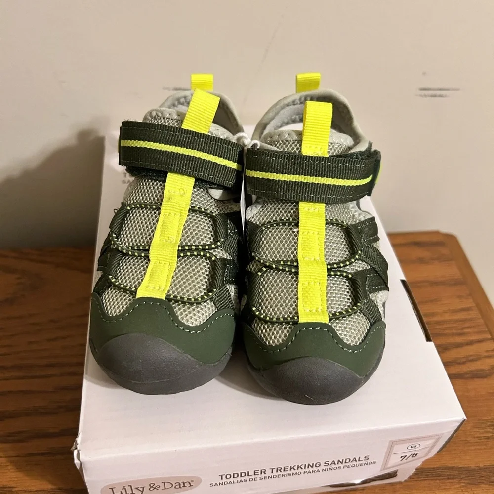 NWT Lily & Dan Trekking Sandals Toddlers 7/8